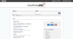 Desktop Screenshot of caryillinois.jobs