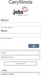 Mobile Screenshot of caryillinois.jobs